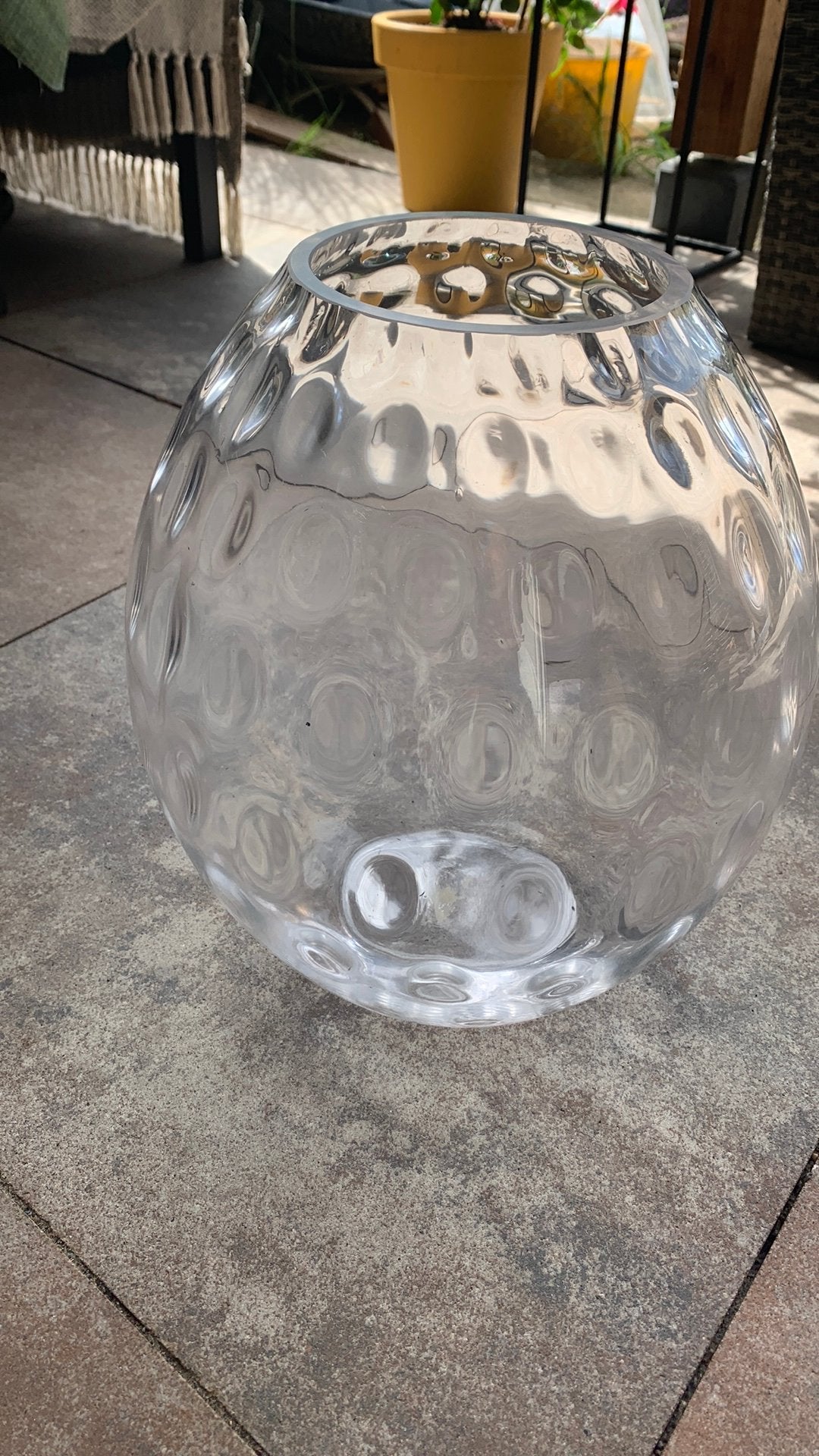 Grote vaas glas, Ophalen, Zo goed als nieuw