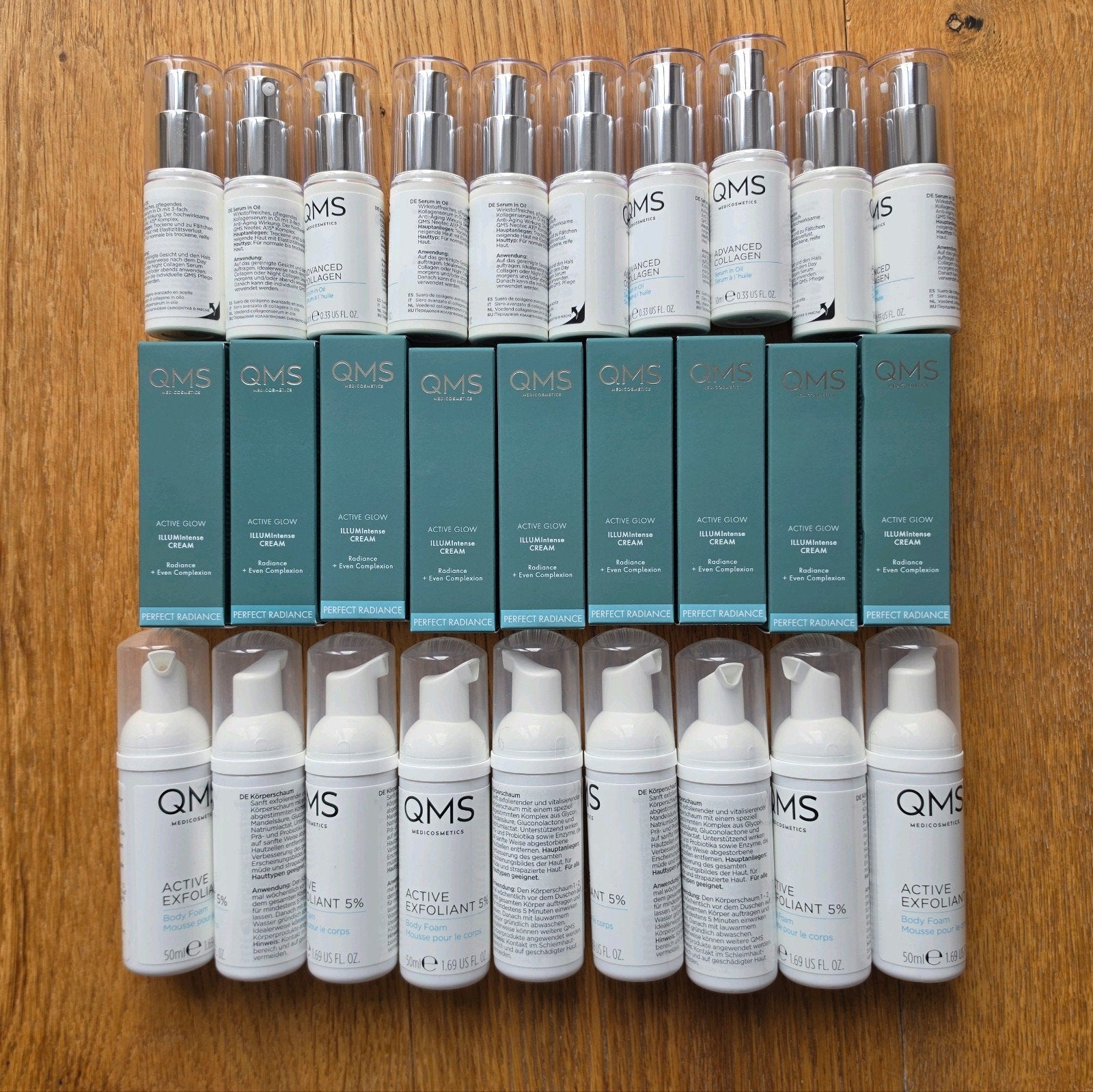Nieuw! Qms active glow, advanced collagen, active exfoliant, Sieraden, Tassen en Uiterlijk, Ophalen of Verzenden, Nieuw, Gehele gezicht