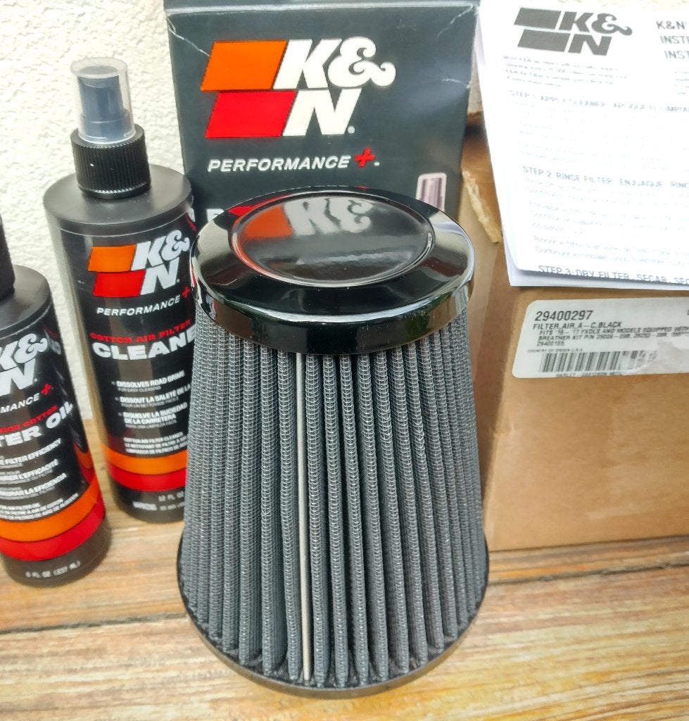 Luchtfilter - K&N Air filter element FXDLS - OEM nr 29400297, Motoren, Ophalen of Verzenden, Gebruikt