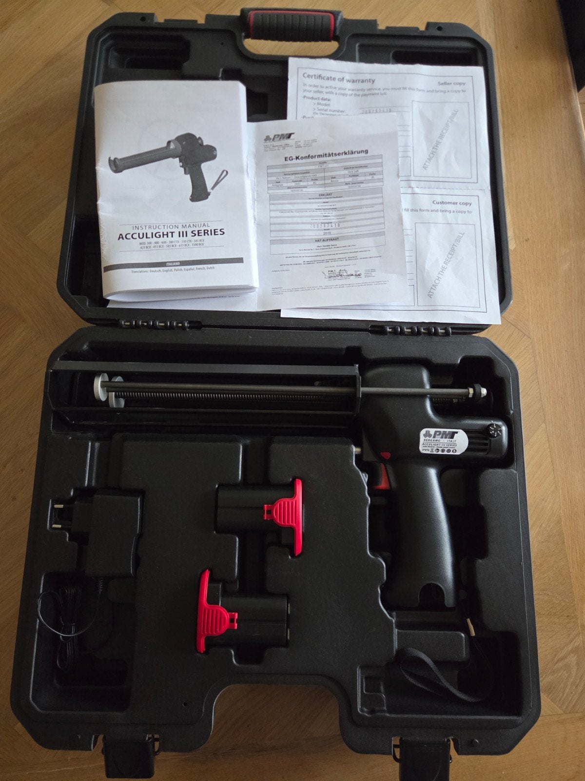 2 komp. Kitspuit accu - PMT Acculight III 585 BCX - Nieuw!, Ophalen of Verzenden, Nieuw