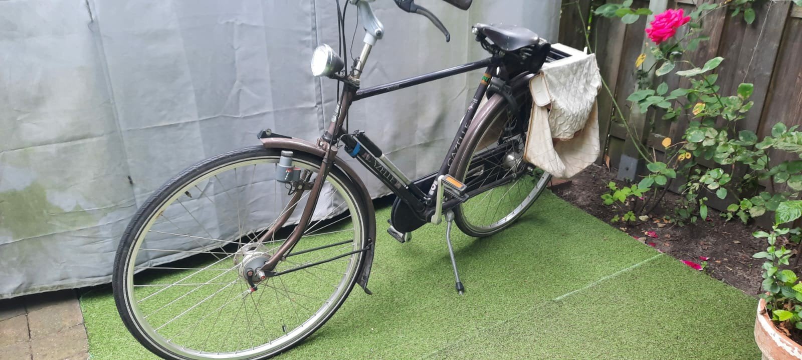 Mooie Gazelle herenfiets, Ophalen, Versnellingen, 56 cm of meer, Zo goed als nieuw