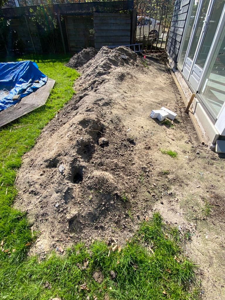 Gratis af te halen: zand, Tuin en Terras, Ophalen, Tuinaarde