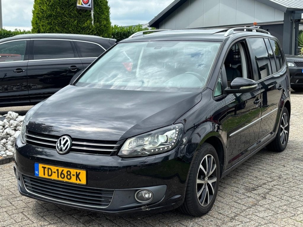Volkswagen Touran 1.6 TDI Highline 2013 Automaat Panorama Xe, Auto's, Volkswagen, Automaat, Euro 5, Gebruikt, 4 cilinders