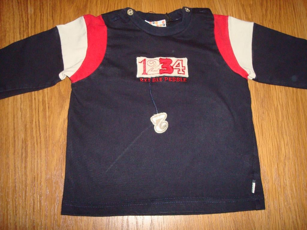 Shirt Rebble Pebble maat 74, Ophalen of Verzenden, Gebruikt, Jongetje, Shirtje of Longsleeve