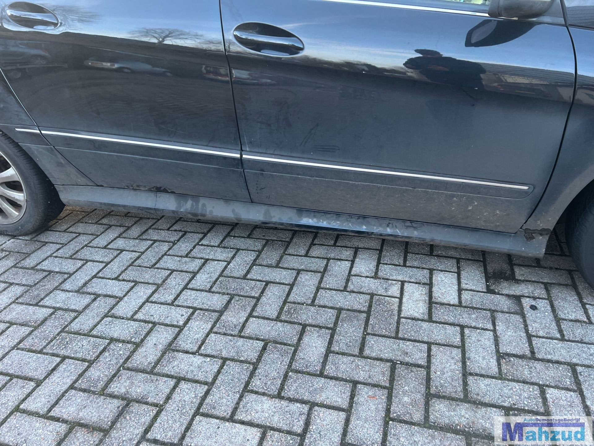 MERCEDES B KLASSE W245 zwart 191 rechts zijskirt 2005-2011, Gebruikt, Mercedes-Benz AG, Mercedes-Benz, Ophalen of Verzenden