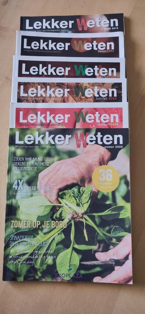 Kooktijdschriften Lekker (W) eten, Ophalen, Overige gebieden