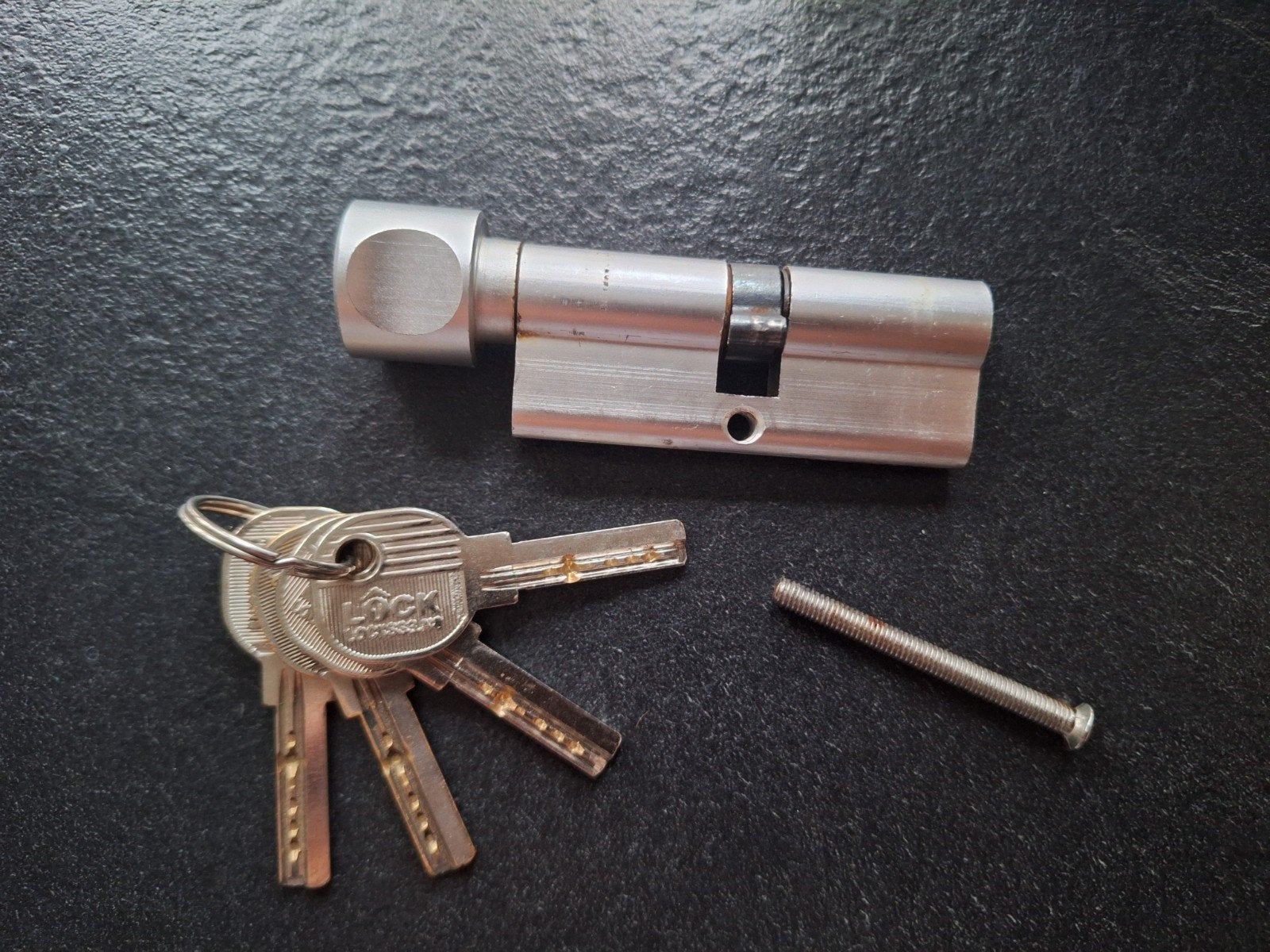 Knopcilinder met 4 sleutels, Doe-het-zelf en Verbouw, Ophalen of Verzenden