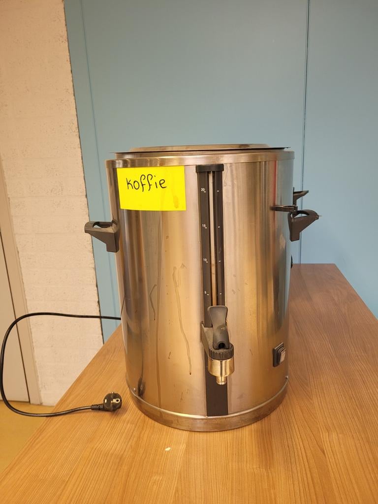 Koffie en thee containers 20 liter - 2 stuks, Witgoed en Apparatuur, Koffiezetapparaten, Ophalen, Gebruikt, Overige modellen, Overige typen