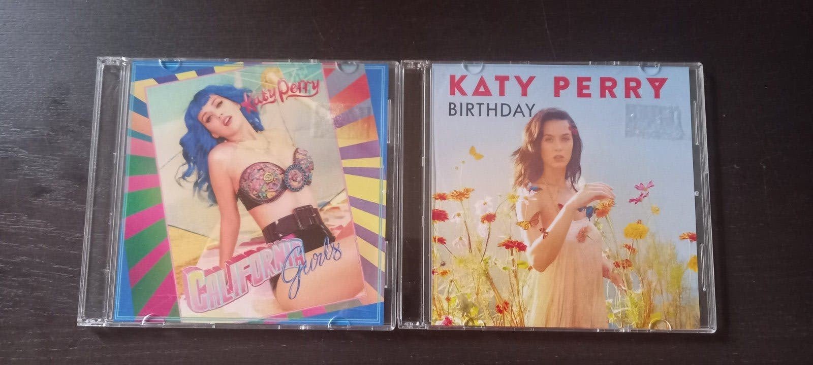 Katy Perry Promo CD's - California Gurls & Birthday, Ophalen of Verzenden, Pop, Single, Inclusief doosje