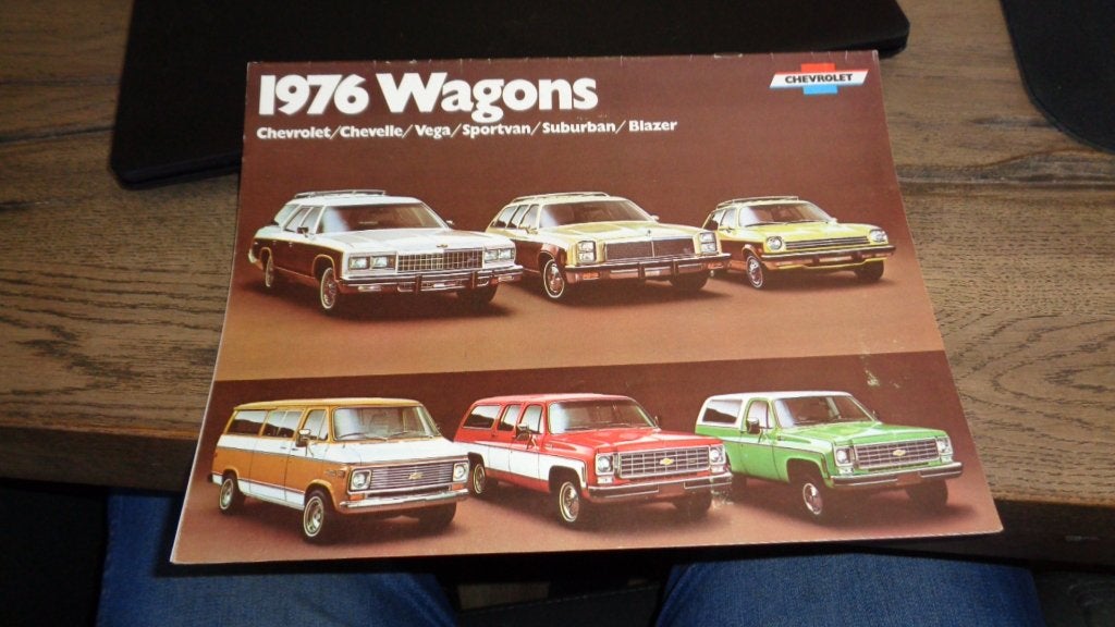 USA Folder CHEVROLET WAGONS   1976, Verzenden, Nieuw, Chevrolet