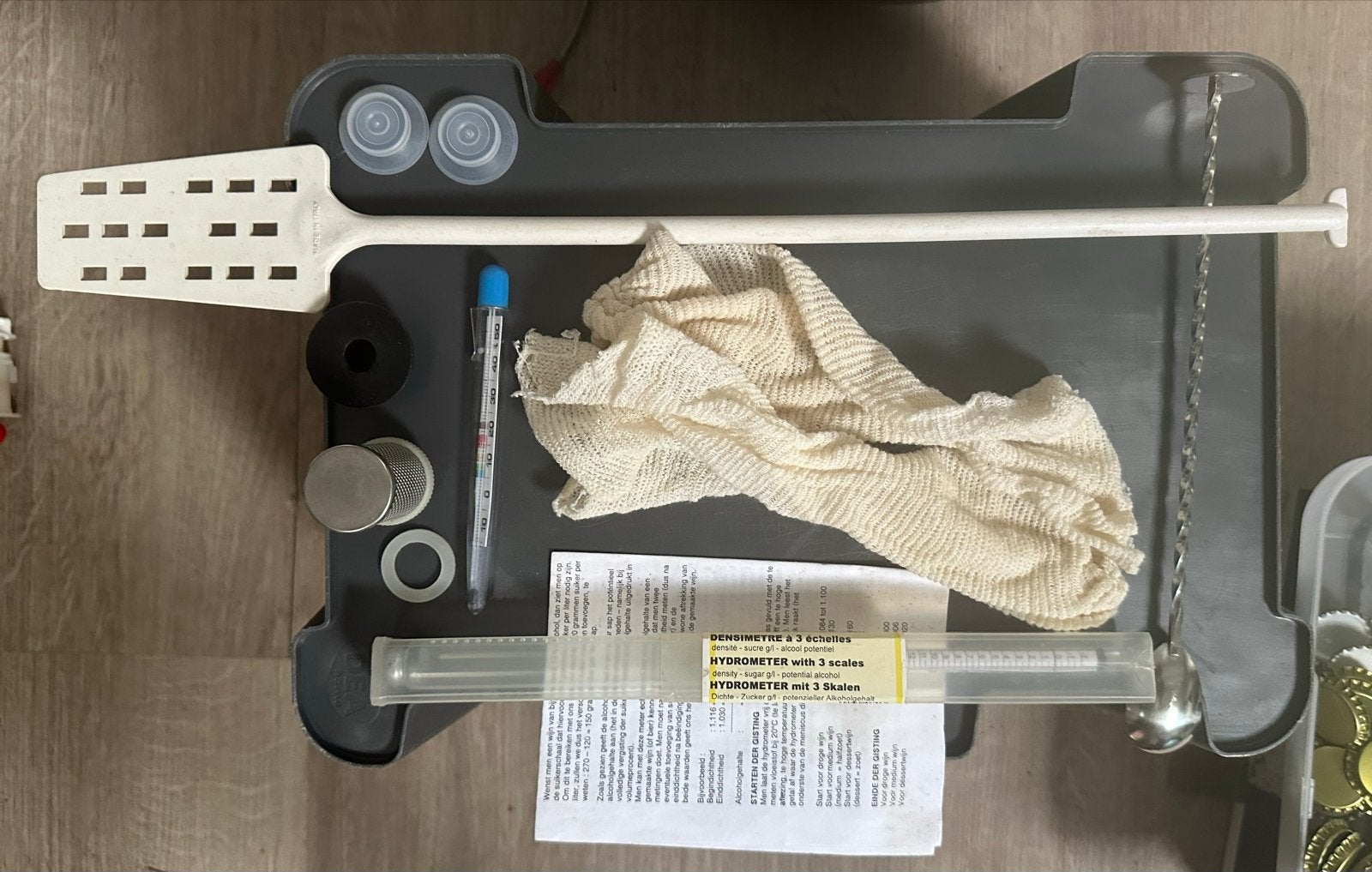 Complete hobby bierbrouw set - wegens beëindiging hobby, Hobby en Vrije tijd, Ophalen, Gebruikt