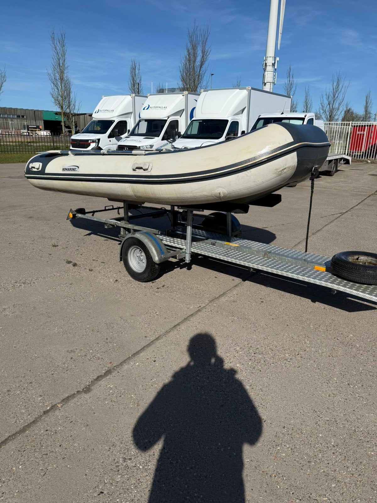 Mimarine 350 rubberboot, Ophalen, Zo goed als nieuw