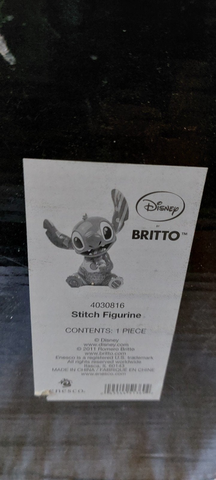 Stitch britto beeldje Disney 4030816, Ophalen of Verzenden, Overige figuren, Nieuw, Beeldje of Figuurtje