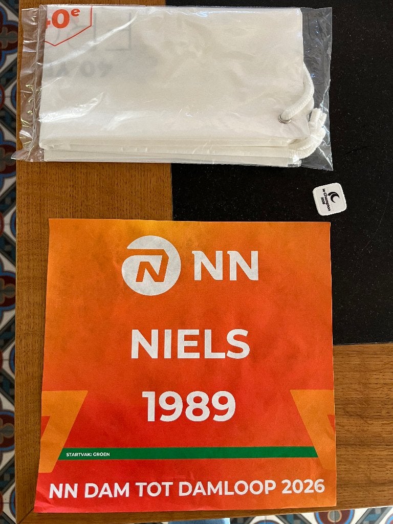 Startbewijs Dam tot Damloop, Eén persoon