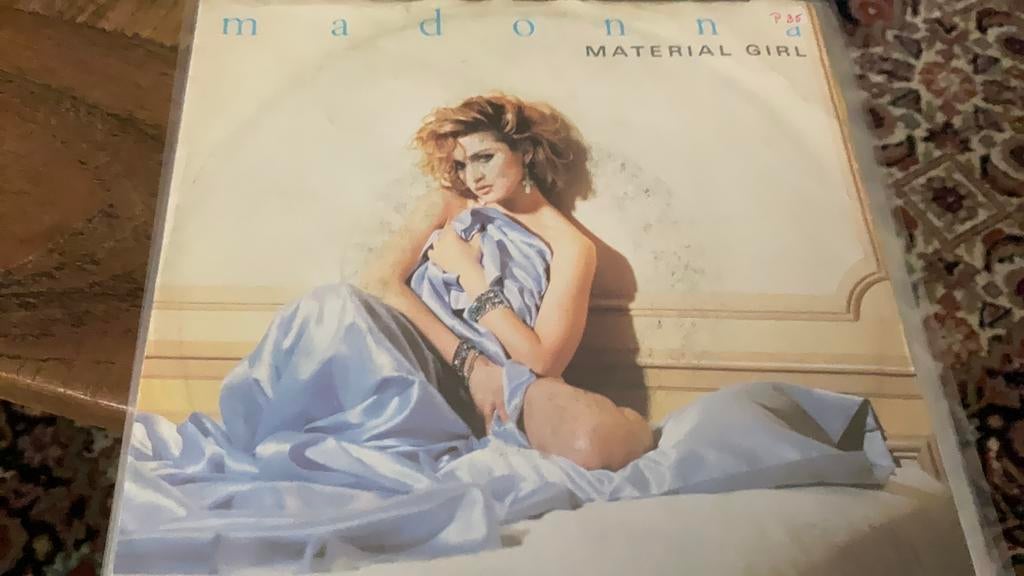 Madonna. Material Girl, Cd's en Dvd's, Vinyl Singles, Ophalen of Verzenden, Zo goed als nieuw
