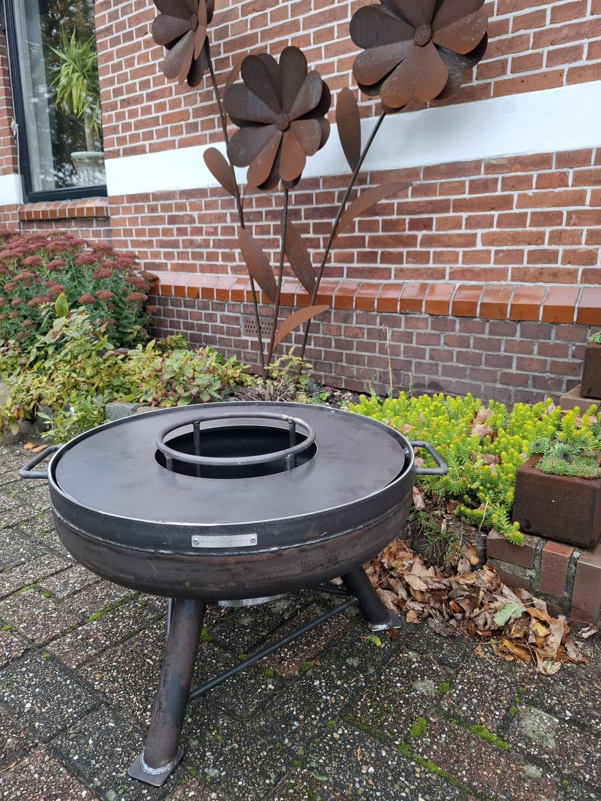 Robuuste OB vuurschaal / mini plancha