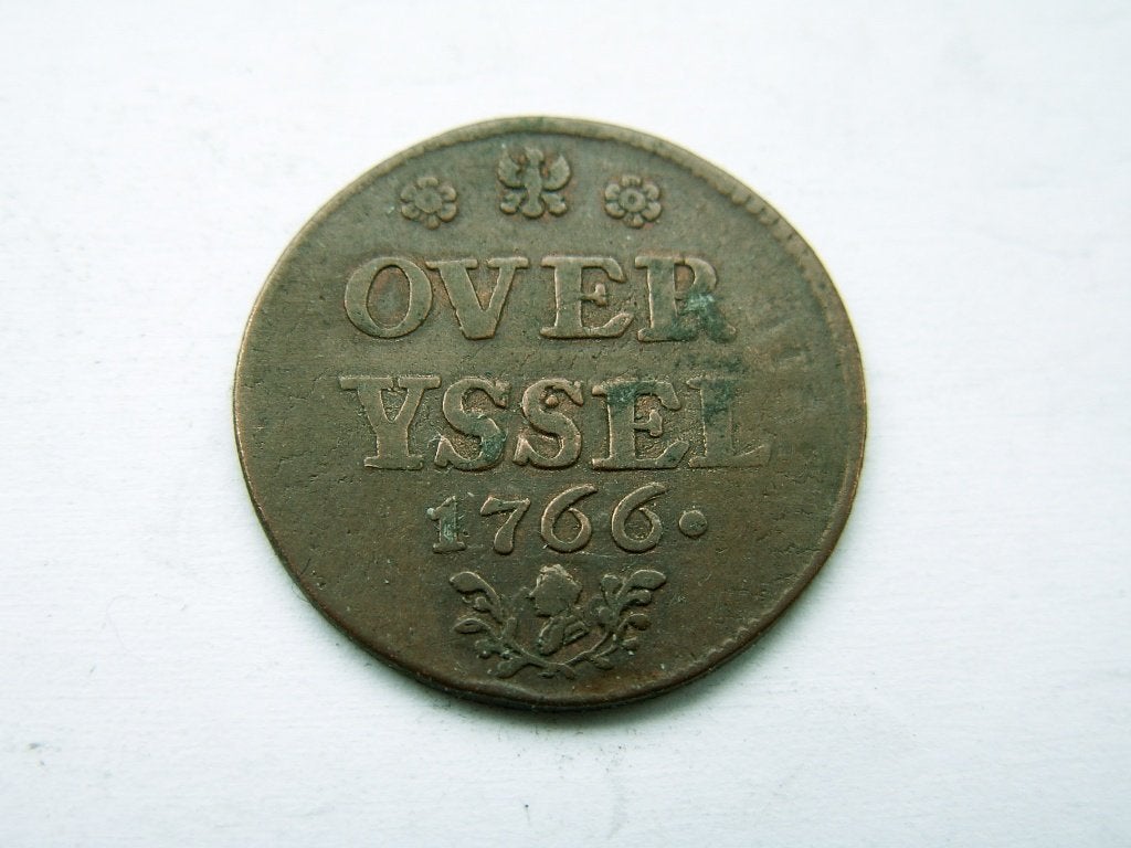 OVERIJSSEL.  Duit (Prinsenduit) - 1766, Verzenden, Vóór koninkrijk, Overige waardes, Losse munt