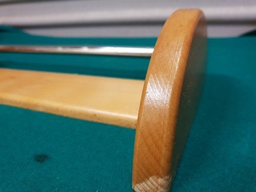Handdoek hanger / lepel hanger van hout met rvs stang, Ophalen of Verzenden, 'T Olde Gre-j, Info@toldegrej.nl, Endepoelstraat 20f Didam