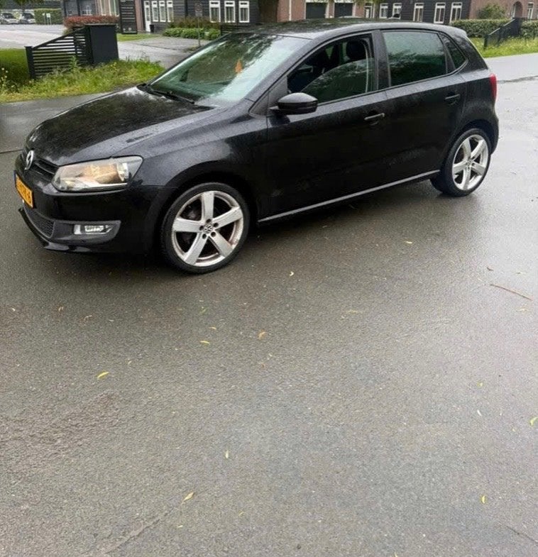 Volkswagen Polo 1.4  2009 Zwart, Ophalen of Verzenden, Rechts, Volkswagen, Motorkap