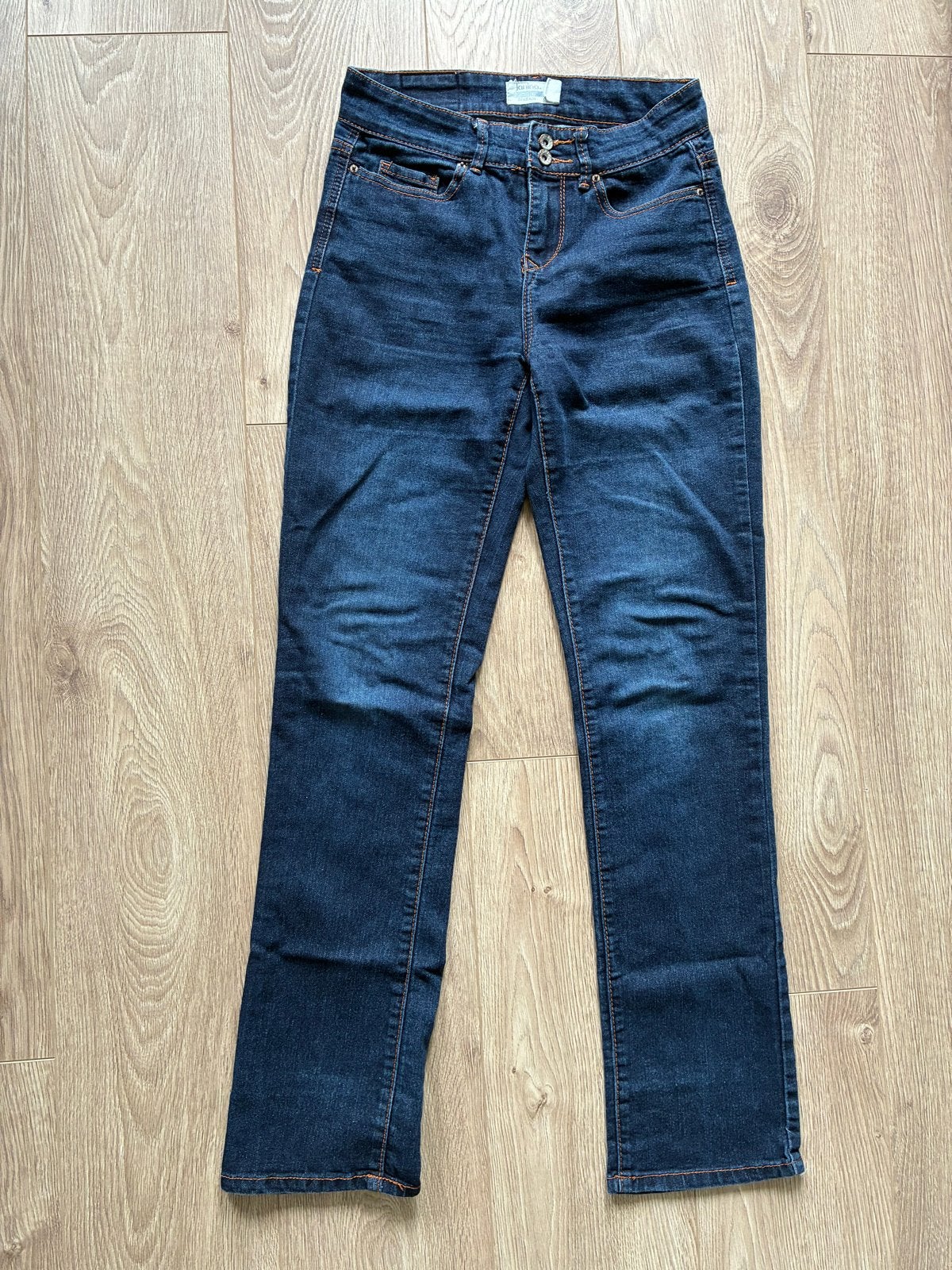 Janina jeans maat W28/L32 donkerblauw, Kleding | Dames, Spijkerbroeken en Jeans, Ophalen of Verzenden, Gedragen, Blauw, W28 - W29 (confectie 36)