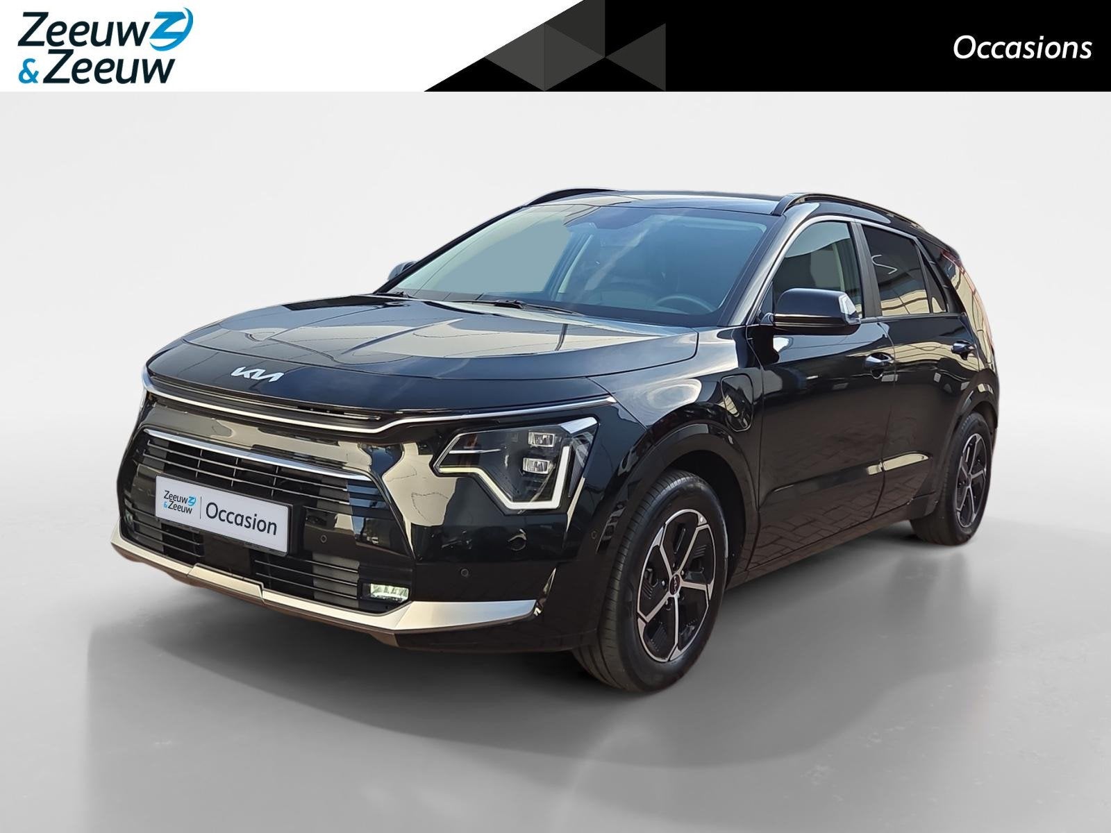 Kia Niro 1.6i PHEV DynamicPlusLine | Head up Display | stoel, Auto's, 12 maanden, Gebruikt, Euro 6, Zwart