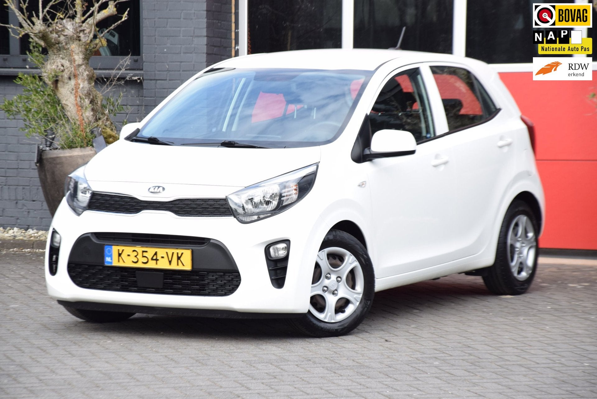Kia Picanto 1.0 DPi ComfortLine 5p 2021 Airco Cruise Control, Auto's, Voorwielaandrijving, Dealer onderhouden, Stof, Origineel Nederlands