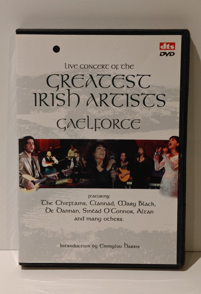 DVD Live Concert the Greatest Irish Artists Gael Force 1997, Alle leeftijden, Ophalen of Verzenden, Zo goed als nieuw, Concert