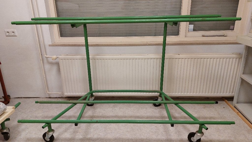3x Meubeltransportkar / Bankstelwagen, Doe-het-zelf en Verbouw, 100 liter of meer, Ophalen, Gebruikt, Transportkar