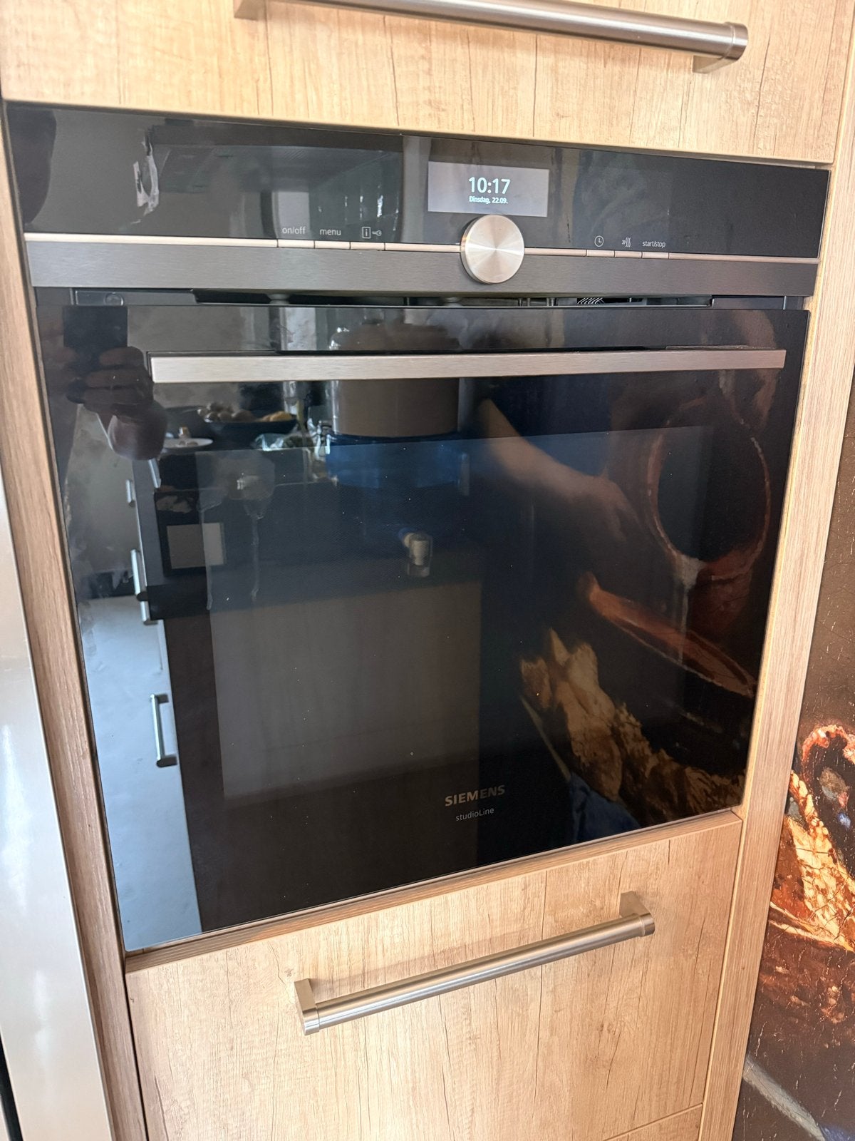 Siemens HM836GNB6 Combi-oven met magnetronfunctie, Witgoed en Apparatuur, Ophalen, 45 tot 50 cm, Gebruikt, Hete lucht
