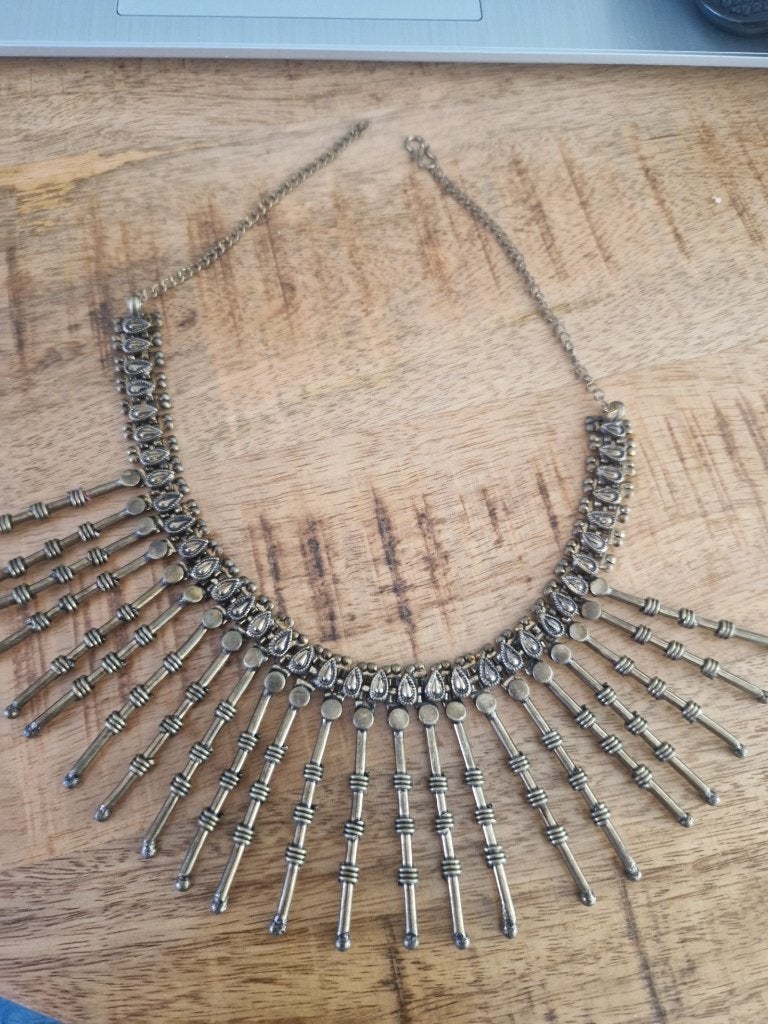 Oude koperen ketting Tibet, Ophalen of Verzenden, Koper, Ketting