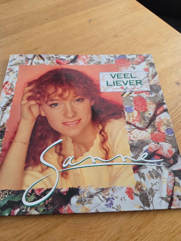 Lp Sanne - Veel liever, Cd's en Dvd's, Vinyl | Nederlandstalig, Ophalen of Verzenden, Gebruikt, 12 inch, Levenslied of Smartlap