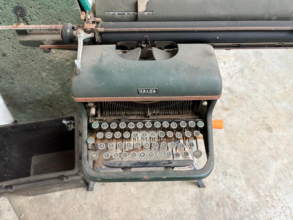 Vintage Halda Typemachine, Ophalen of Verzenden