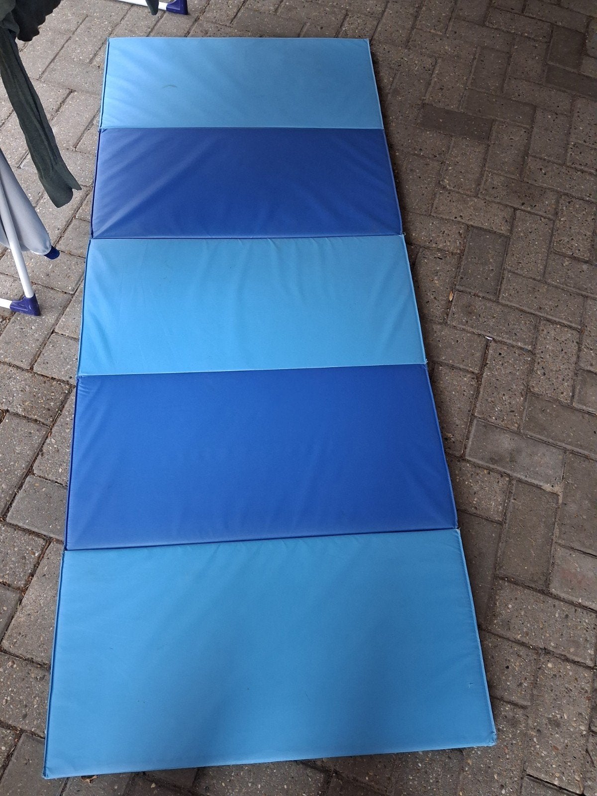 Opvouwbare Turnmat / Speelmat - Blauw, Ophalen, Gebruikt