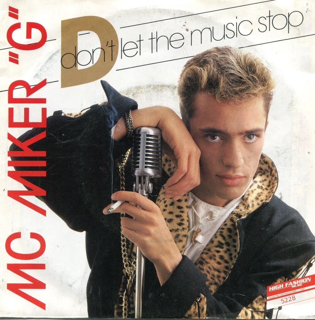 MC MIKER G  -  Don't let the music stop, Fotohoes, Ophalen of Verzenden, Gebruikt, Pop