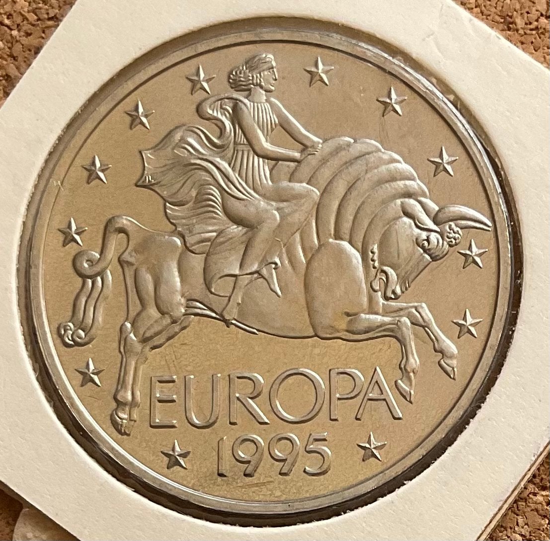 Penning -  Euro ECU 1995 Europa, Postzegels en Munten, Ophalen of Verzenden, Overige materialen