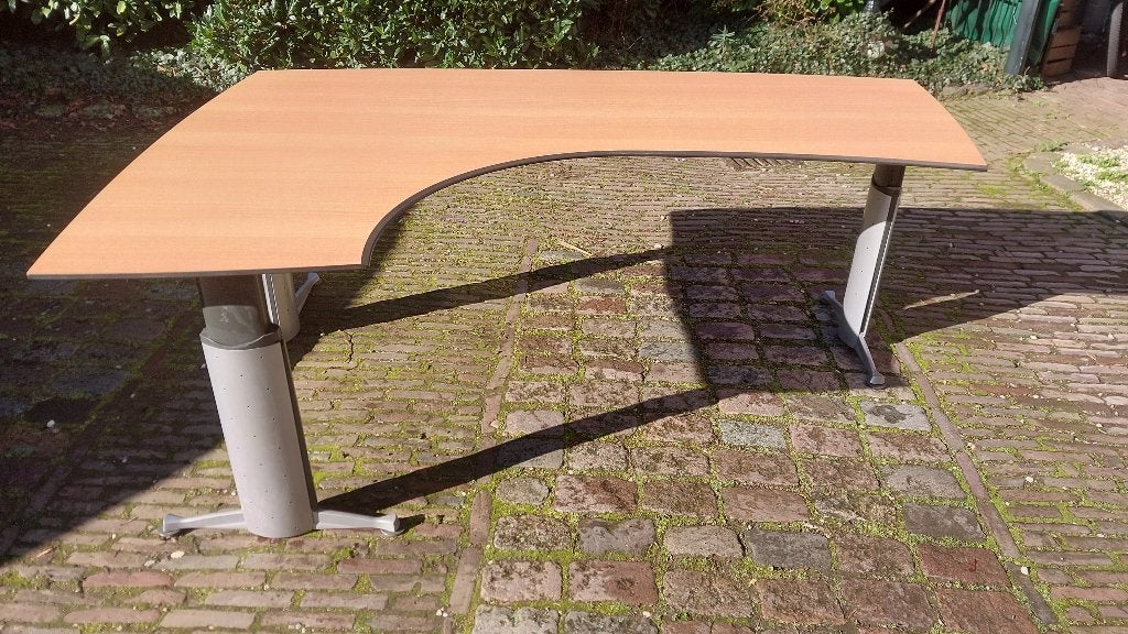 bureau, Ophalen of Verzenden, In hoogte verstelbaar, Gebruikt, Hoekbureau