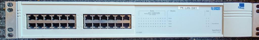 3Com SuperStack II Switch 3300 - Voor oefen en test omgeving, Ophalen of Verzenden, Gebruikt