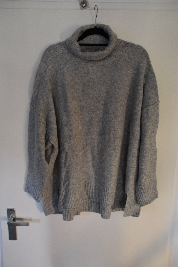 leuke nieuwe grjze oversized koltrui maat XL H&M, H&M, Maat 46/48 (XL) of groter, Nieuw, Ophalen of Verzenden