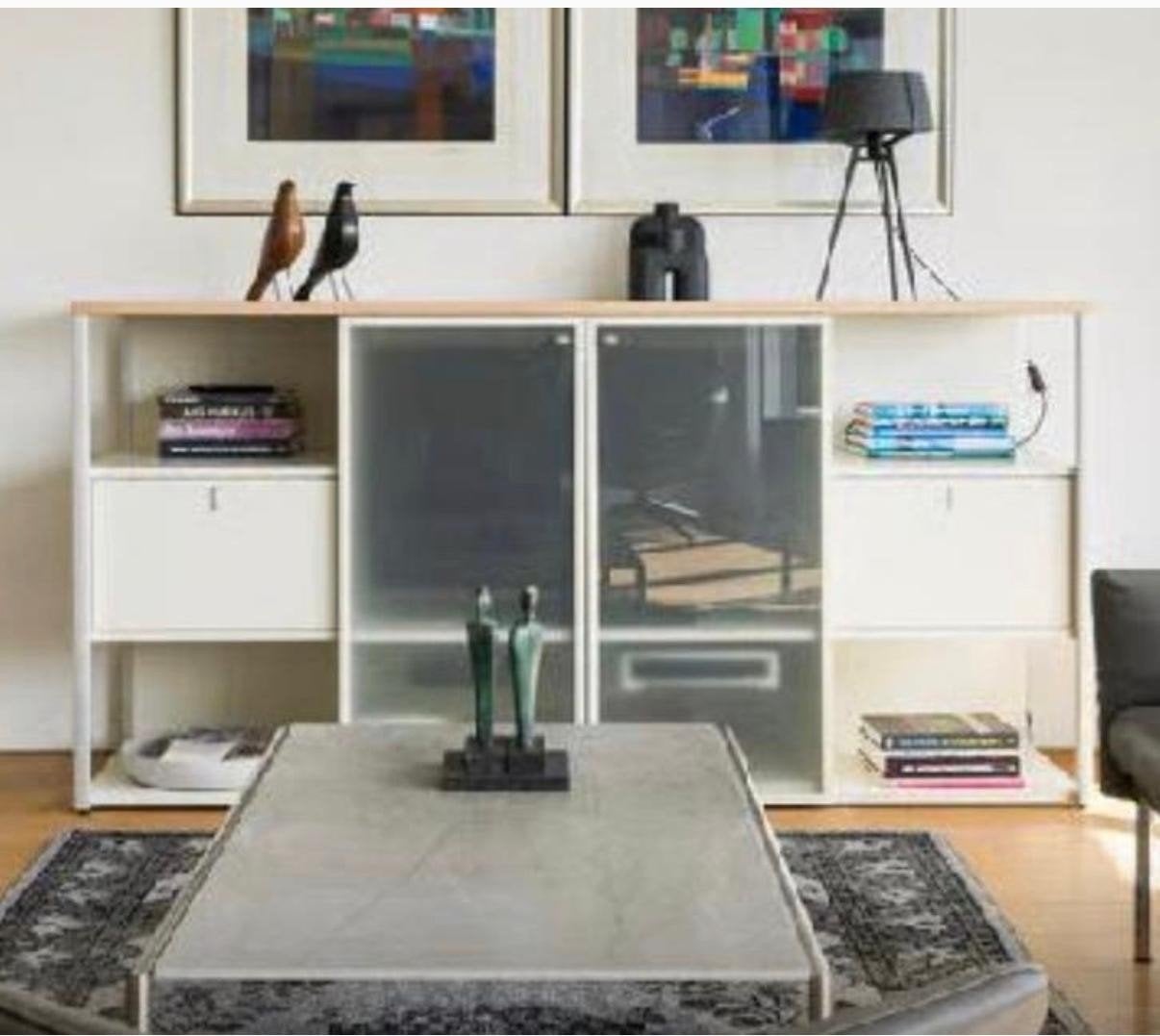 Hülsta design kast, dressoir, highboard tv kast wandmeubel, Ophalen, 25 tot 50 cm