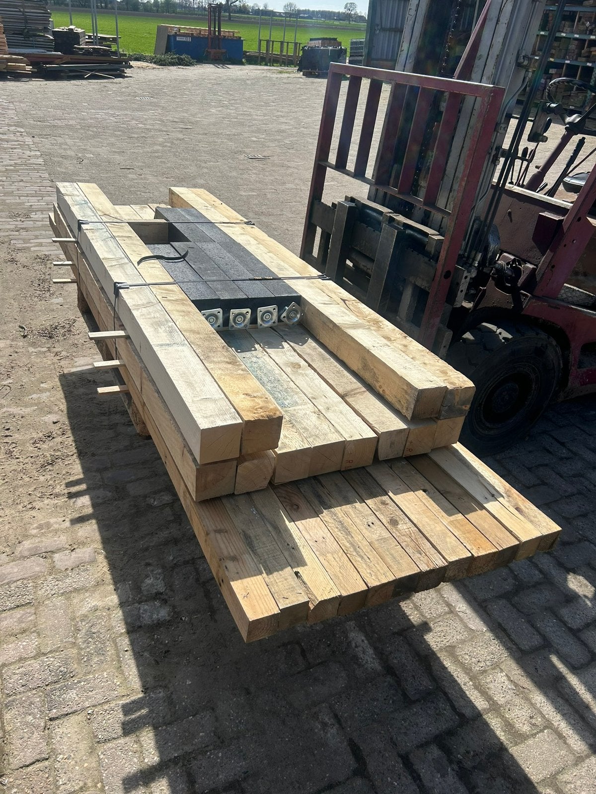 Overkapping pakket, Ophalen, Zo goed als nieuw, 250 cm of meer, Palen