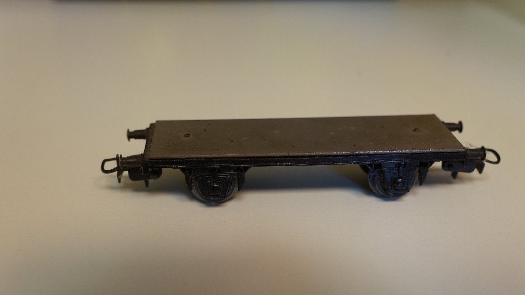 Liliput H0 onderstel / chassis goederenwagon, Hobby en Vrije tijd, Modeltreinen | H0, Gebruikt, Gelijkstroom, Wagon, Ophalen of Verzenden