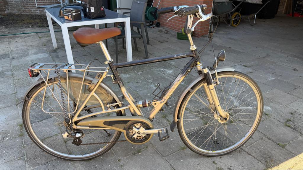 Degelijke herenfiets met versnellingen, Velgrem, Versnellingen, Ophalen, Overige merken