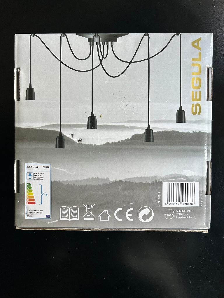 5-armige hanglamp, Huis en Inrichting, Ophalen, Nieuw, Stof, 75 cm of meer