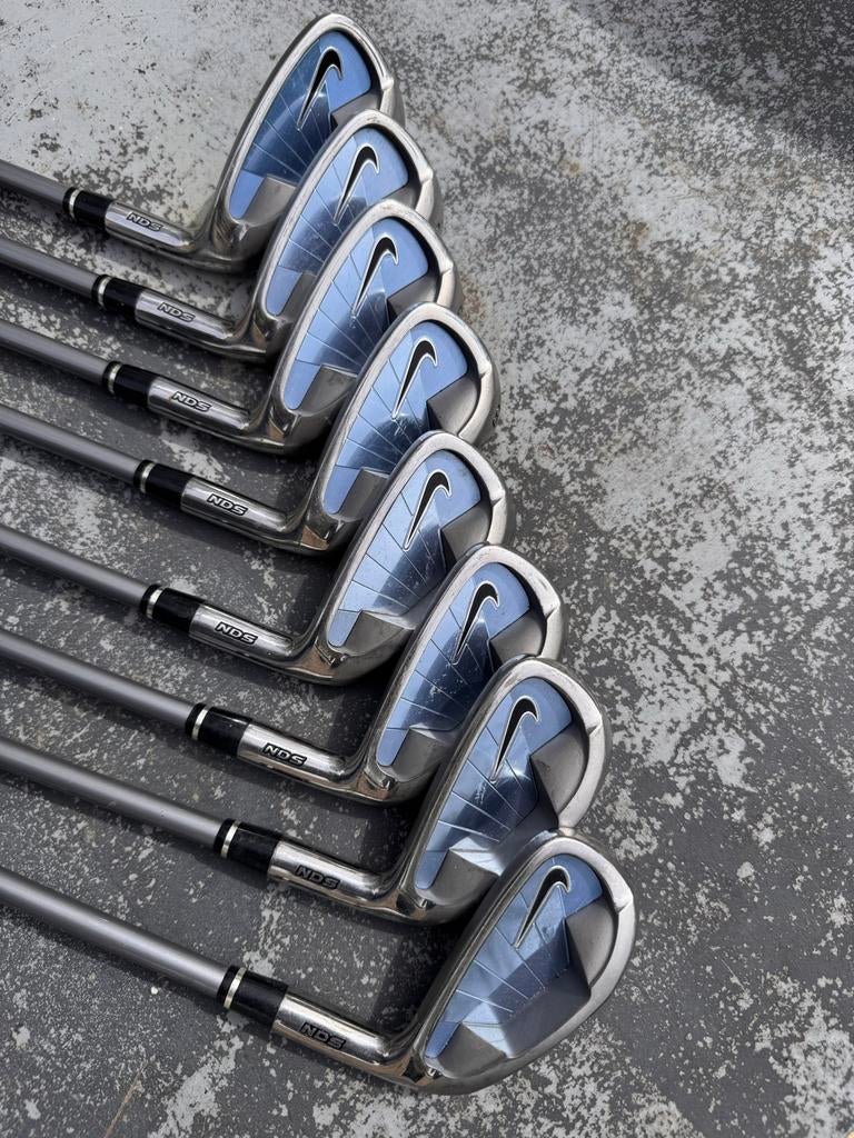 Nike NDS Golfset 4-9 + PW + SW - Fujikura W shafts, Ophalen of Verzenden, Gebruikt, Set, Overige merken