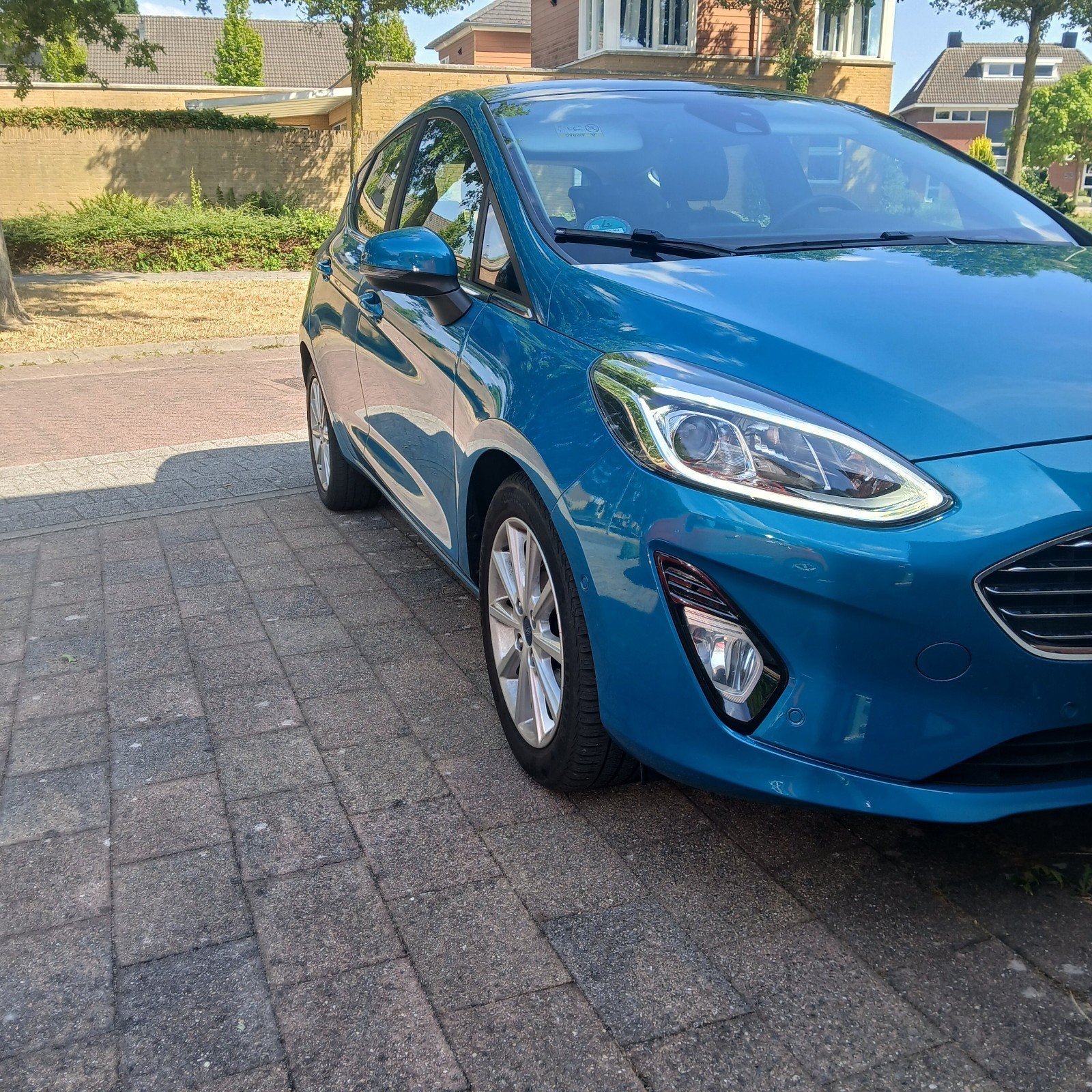 Ford Fiësta 1.0 5D 2019 Blauw, Auto's, 1063 kg, Euro 6, Blauw, Overige kleuren