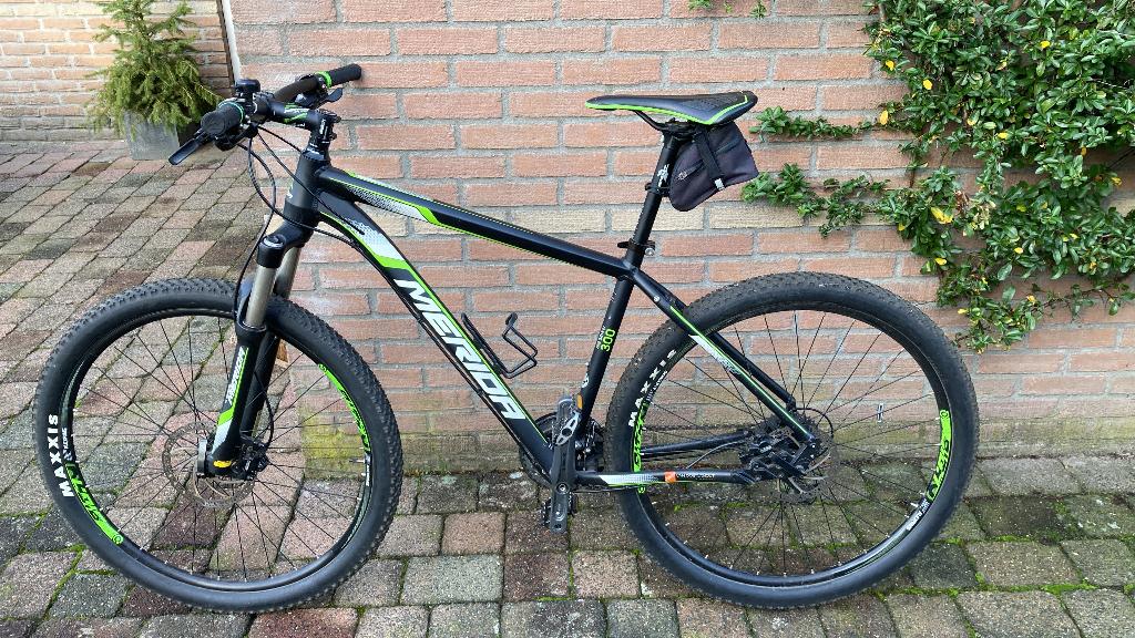 Merida Big.Seven 300 mountainbike zwart/wit/groen - 47 cm, Ophalen, Gebruikt, Hardtail, Heren