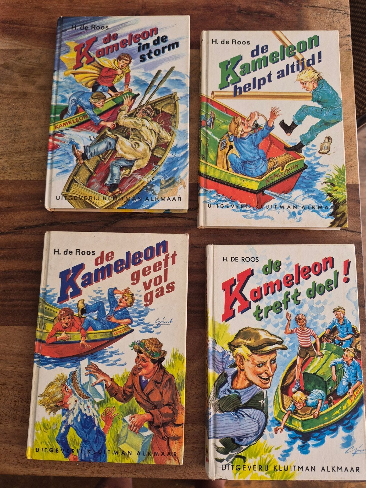 De Kameleon boeken - H. de Roos (4 stuks), Ophalen of Verzenden, Gelezen, H. de Roos, Fictie algemeen
