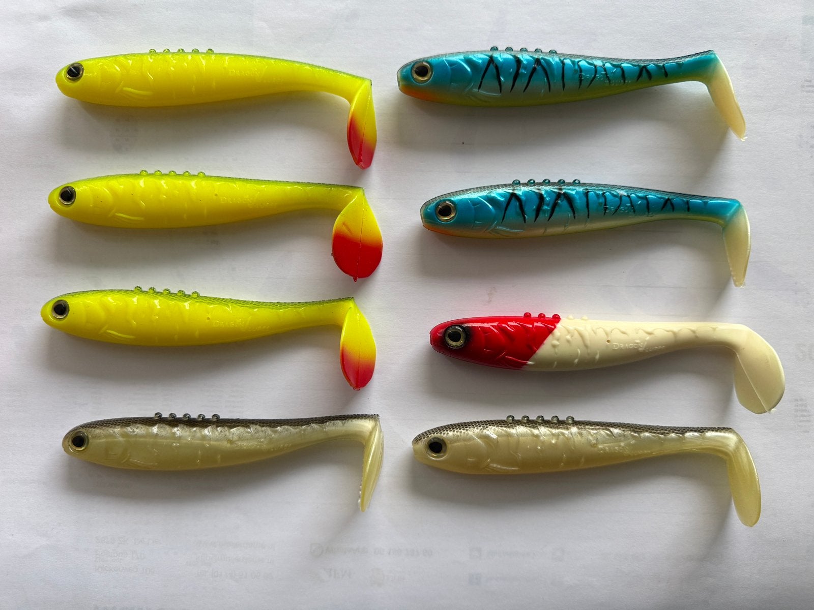 Dragon V-Lures Chucky 15cm 30g – 8 softbaits V8-V11