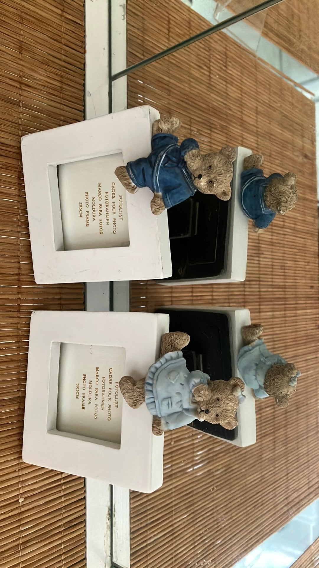 2 schattige beertjes fotolijstjes, Ophalen of Verzenden, Zo goed als nieuw