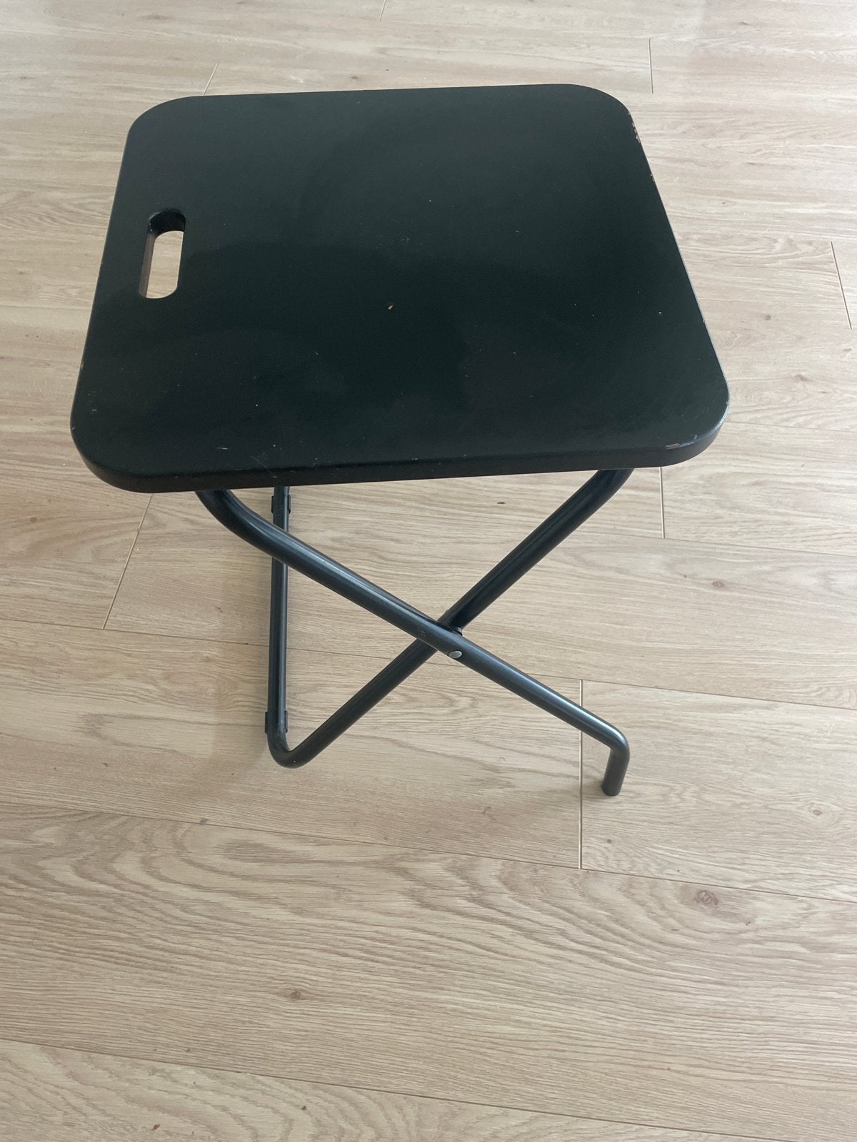 IKEA ESPNÄS Opvouwbaar Krukje Zwart, Ophalen, Gebruikt, Staal